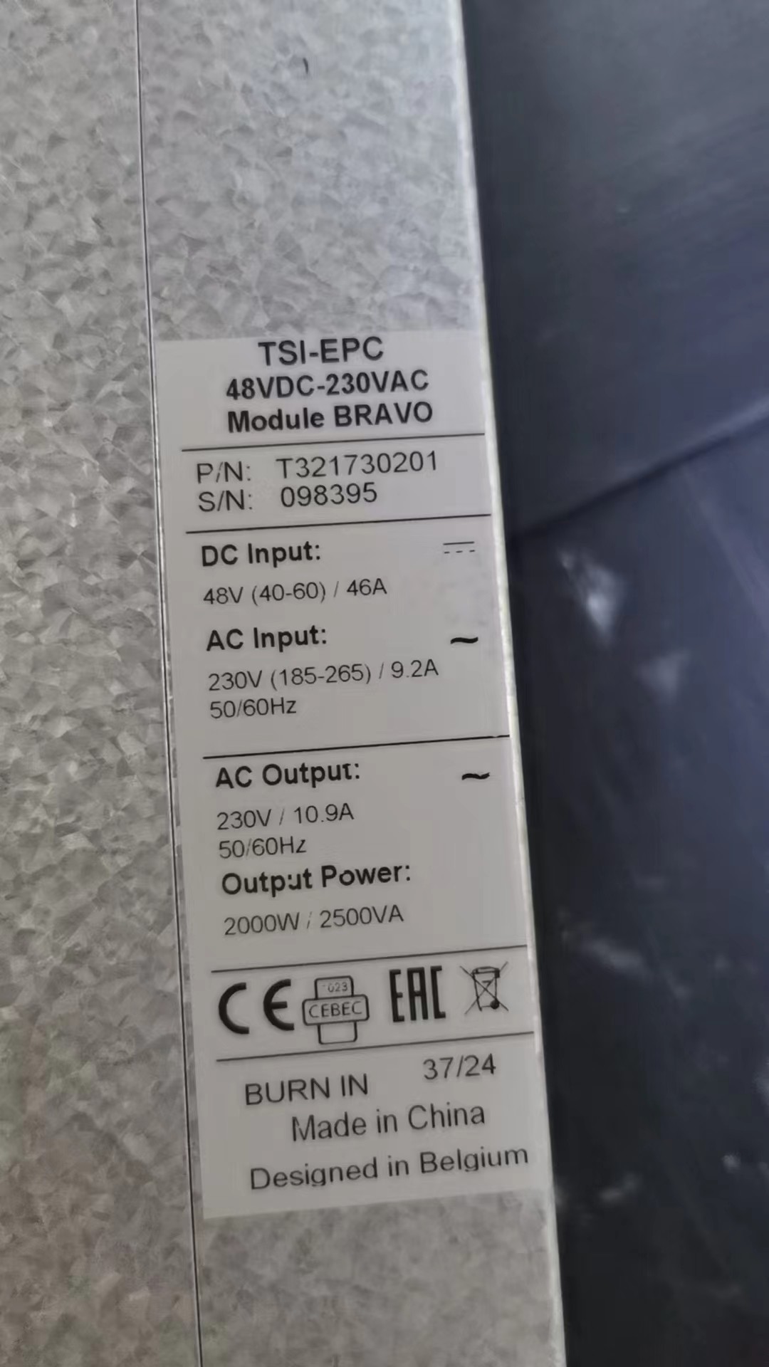 CE+T Bravo Modular Inverter 2,5 KVA 1,5 KVA 230 Vac TSI BRAVO Inwerter ...