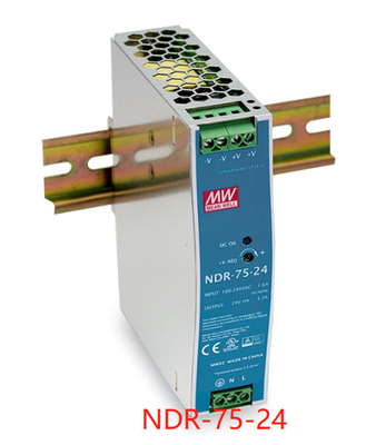 Zasilacz na szynę DIN Mean Well 75W NDR-75 NDR-120 NDR-240