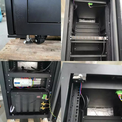 Serwer zewnętrzny 42U 600mm 19-calowe szafy do montażu w szafie z wentylatorami DC48V