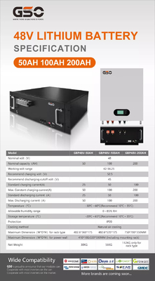 2,5Kwh 50ah Akumulator litowy Lifepo4 Solar Battery 5000 razy