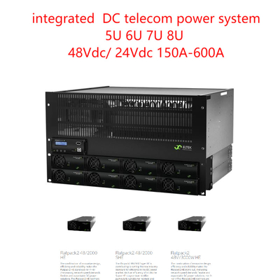 48vdc 24vdc System zasilania telekomunikacyjnego Zintegrowany system prądu stałego 150A-600A