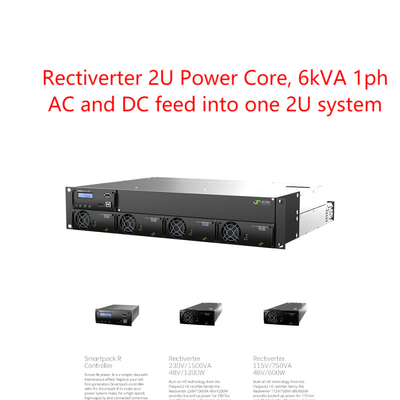 2U 19 cali 6kva 1-fazowy system zasilania telekomunikacyjnego eltek recverter (CTOR0402.xxx)