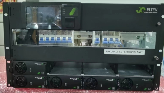 Eltek 48Vdc 19 Inch 5U Telecom 16kw 300A CTO System Smartpack Touch Controller z wyłącznikami dystrybucji