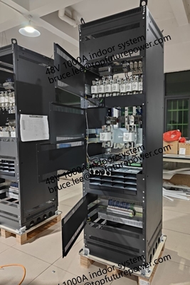 Specjalnie wykonana elektrownia FP2 48Vdc 48kw 1000A Wielka elektrownia telekomunikacyjna w pomieszczeniach Eltek Sprostownik Smartpack2 Kontroler 3 Faza 208V