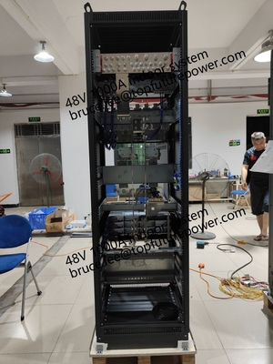 Specjalnie wykonana elektrownia FP2 48Vdc 48kw 1000A Wielka elektrownia telekomunikacyjna w pomieszczeniach Eltek Sprostownik Smartpack2 Kontroler 3 Faza 208V