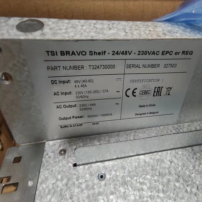 CE+T TSI zasilanie BRAVO 24/48V 230VAC 2U półka zasilania dla 19 cali szafki P/N: T324730000