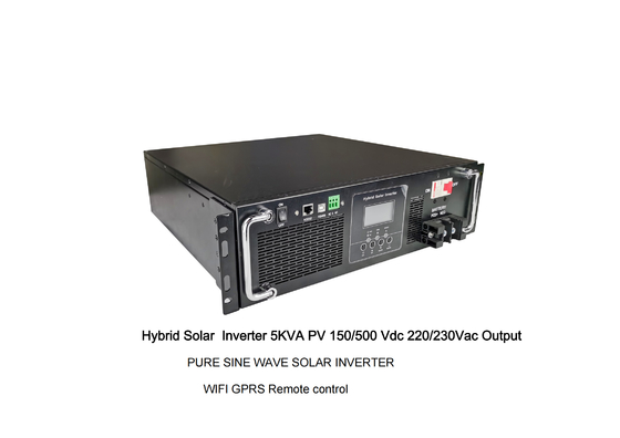Rakietka Pure Sine Ware Hybrid Solar Inverter 5KW PV 150/500Vdc 220/230Vac Wyjście Wifi GPRS dla BTS
