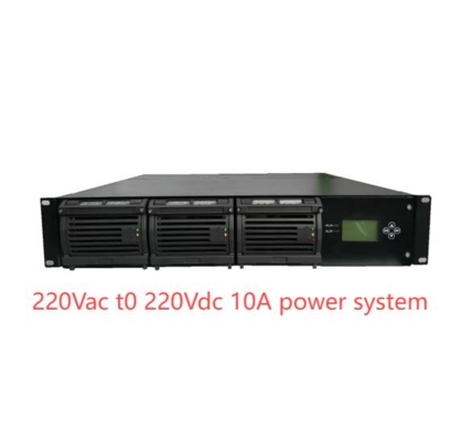 19 cali układ modularnego sprostowania 220Vac do 220Vdc 10A wbudowany system zasilania prądem stałym