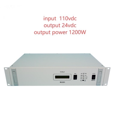 19 cali Rackmount RCT2000D Serii Wyizolowane konwertery prądu stałego 110vdc wejście wyjście 24vdc 1200W D50-10-14