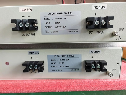 OEM Dostosowanie 19 cali Konwerterów prądu stałego RCT2000D Serii Wejście 110vdc Wyjście 110vdc 2200W D20-10-10