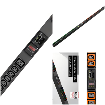 Vertiv Geist GU1 Smart Monitoring PDU Typ 16A/32A Adaptacyjny stojak obciążeniowy z podwójnymi portami C13/C19 Profesjonalna klasa dla centrów danych