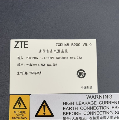 ZTE ZXDU48 B900 V5.0 Zasilanie łączności System zasilania prądem stałym 48V90A AC do bezpośredniego sprzętu łączności