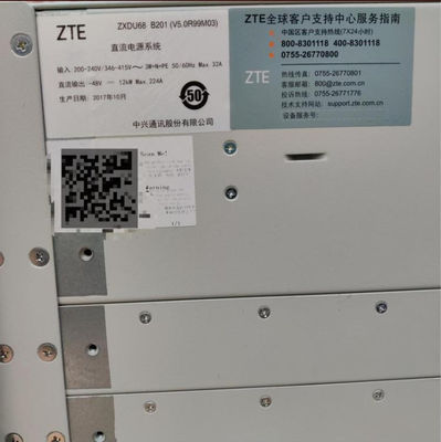 Wysokowydajny system zasilania telekomunikacyjnego Zte -48v 200a Zxdu68 B201 wbudowany