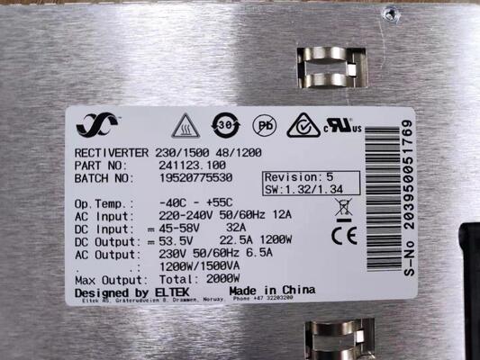 Moduł prostownik-falownik Eltek DC AC z 115V/750VA 48V/600W o wysokiej wydajności konwersji mocy