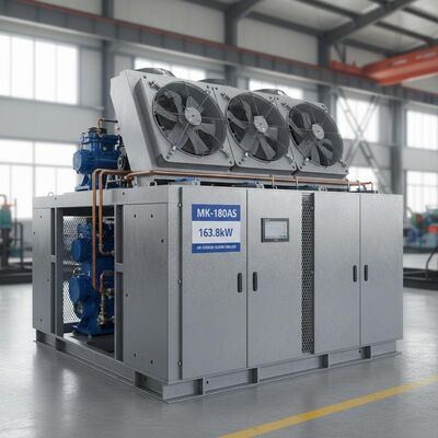 MK-180AS Chiller śrubowy chłodzony powietrzem 163,8KW - Przemysłowa maszyna chłodnicza