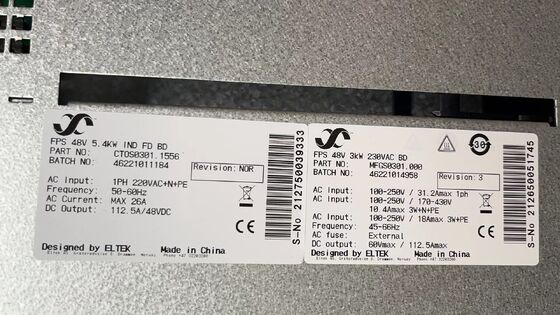 Eltek 24V Flatpack S 1U 5R 9kw System zasilania telekomunikacyjnego 241122.900 Kontroler Smartpack S