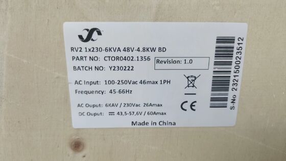 Eltek 4kw 230v system zasilania prądem stałym CTOR0201.001 Samodzielny korektor z integracją dla telekomunikacji