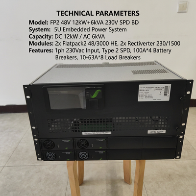 System zasilania Eltek Rectiverter 12KW DC 6KVA AC Smartpack2 Touch Control