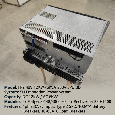 System zasilania Eltek Rectiverter 12KW DC 6KVA AC Smartpack2 Touch Control