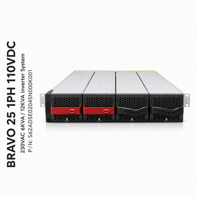 Modułowy inwerter o mocy od 110 Vdc do 277 Vac z systemem 6 KVA i wyjściem czystych fal sinus
