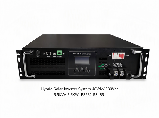 5.5KW 48V Hybrydowy System Falownika Słonecznego z Czystą Falą Sinusoidalną do Domowego Zasilania Awaryjnego