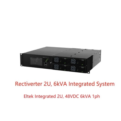 8KW 230Vac 4KW 115Vac Recverter System zasilania 48Vdc zintegrowany 2U 6kVA 1ph (CIOR0402.XXX)